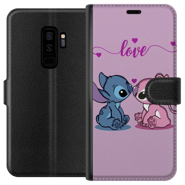 Samsung Galaxy S9+ Tegnebogsetui Lilo & Stitch – Angel Edition