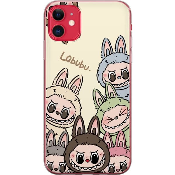 Apple iPhone 11 Gjennomsiktig deksel Labubu Pastel Collection