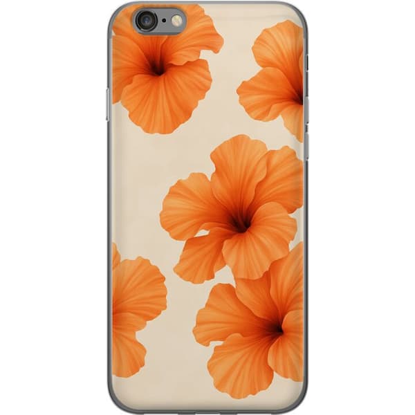Apple iPhone 6 Gennemsigtig cover Papaya Punch