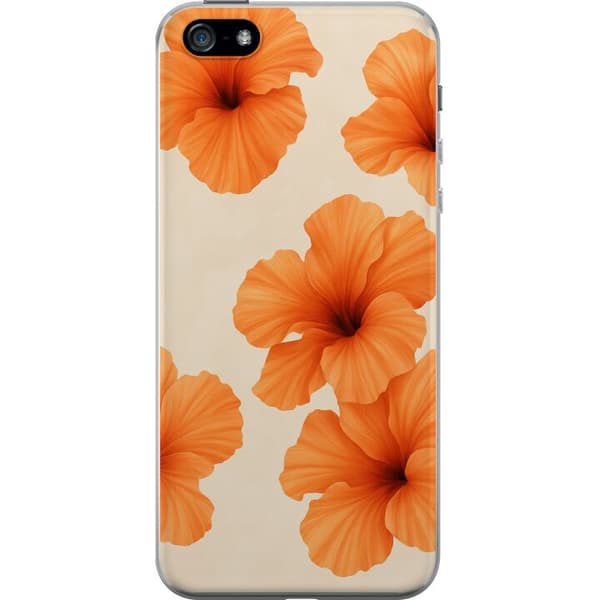 Apple iPhone 5 Gennemsigtig cover Papaya Punch