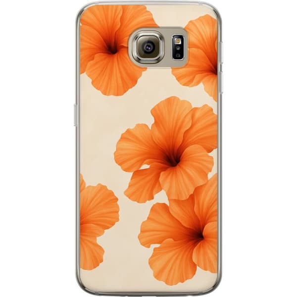 Samsung Galaxy S6 Läpinäkyvä kuori Papaya Punch