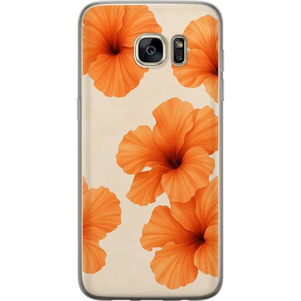 Samsung Galaxy S7 edge Gjennomsiktig deksel Papaya Punch
