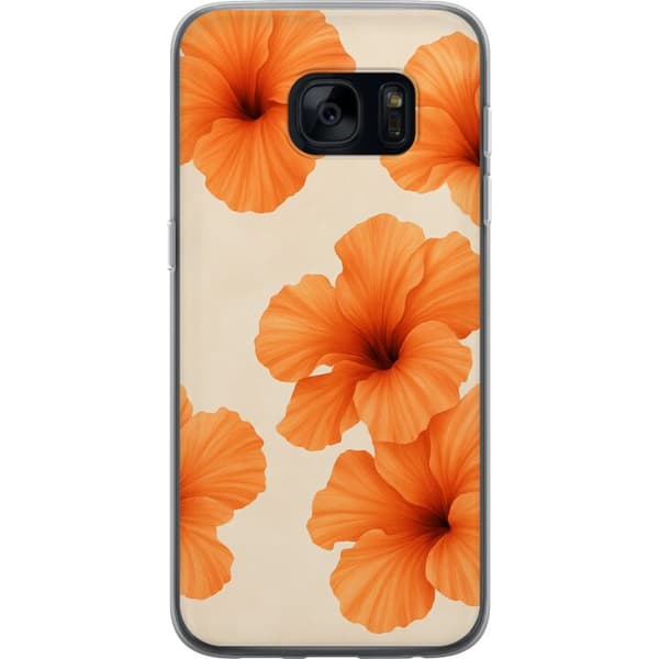 Samsung Galaxy S7 Gjennomsiktig deksel Papaya Punch