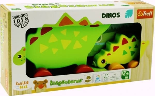 Trefl TREFL Zabawka drewn.Dinos - Stegosaurus 61747