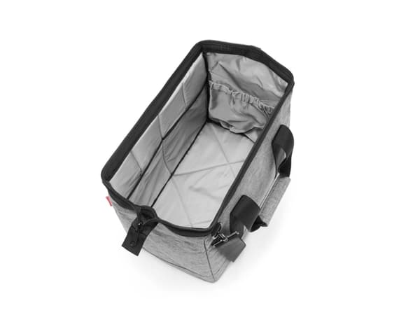 Reisenthel allrounder M - Unisex - Lääkärin laukku - Vetoketju - Harmaa - Yksivärinen - Musta - Harmaa (MS7052)