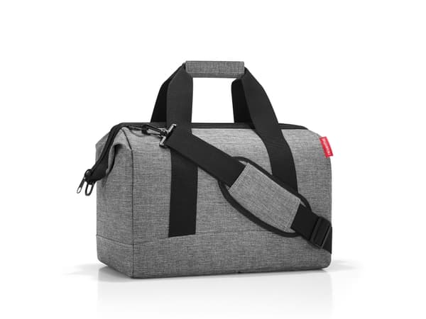 Reisenthel allrounder M - Unisex - Lääkärin laukku - Vetoketju - Harmaa - Yksivärinen - Musta - Harmaa (MS7052)