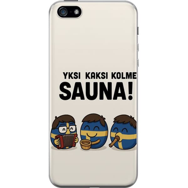 Apple iPhone 5 Gennemsigtig cover Festivalen Kaj Bara Bada Sauna