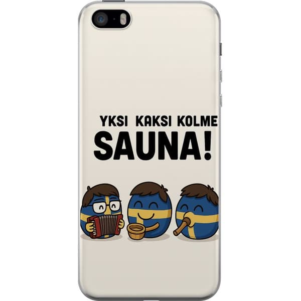 Apple iPhone 5s Gennemsigtig cover Festivalen Kaj Bara Bada Sauna