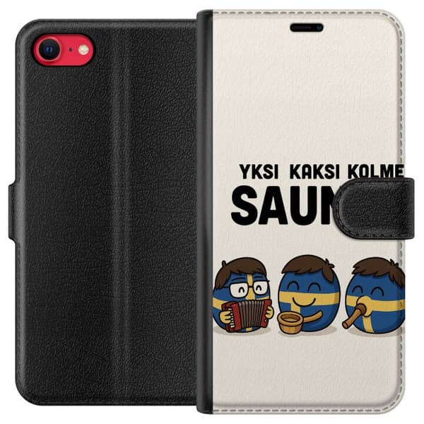 Apple iPhone 8 Plånboksfodral Festivalen Kaj Bara Bada Bastu