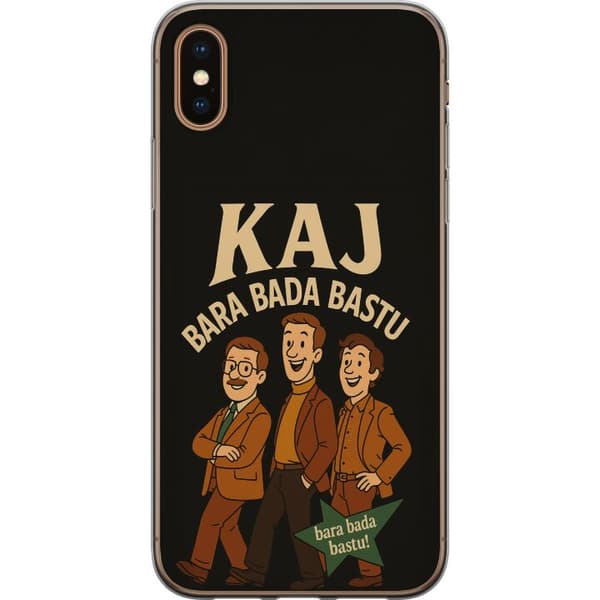 Apple iPhone X Gjennomsiktig deksel Festivalen Kaj Bara Bada Badstu