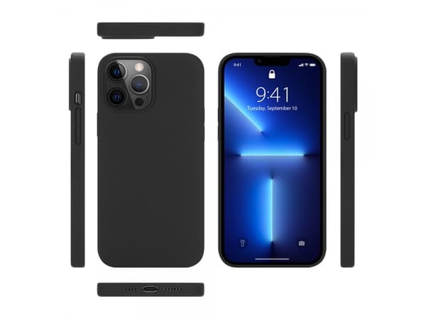 nevox StyleShell Shock, Suojus, Apple, iPhone 14 Pro Max, 17 cm (6.7"), Musta