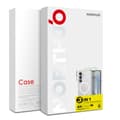 Miniatyrbilde 2 av 8: NORTHJO for Samsung Galaxy S25 TPU-deksel + Herdet glassfilm + Kameralinsebeskytter