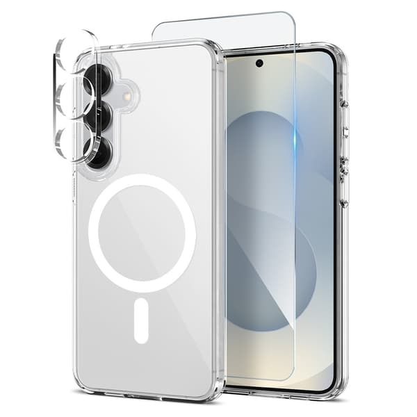 NORTHJO for Samsung Galaxy S25 TPU-deksel + Herdet glassfilm + Kameralinsebeskytter
