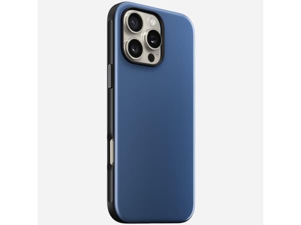Nomad NM01373285, Omslag, Apple, iPhone 16 Pro Max, 17,5 cm (6.9"), Blå