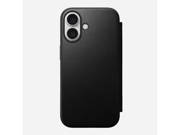 Nomad NM01684985, Folio, Apple, iPhone 16, 15.5 cm (6.1"), Black