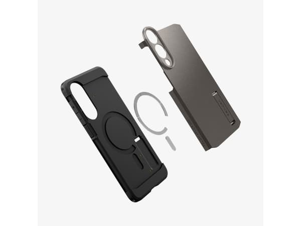 Spigen Tough Armor AI (MagFit), Cover, Samsung, Galaxy S25 Edge, 17 cm (6.7"), Metallic