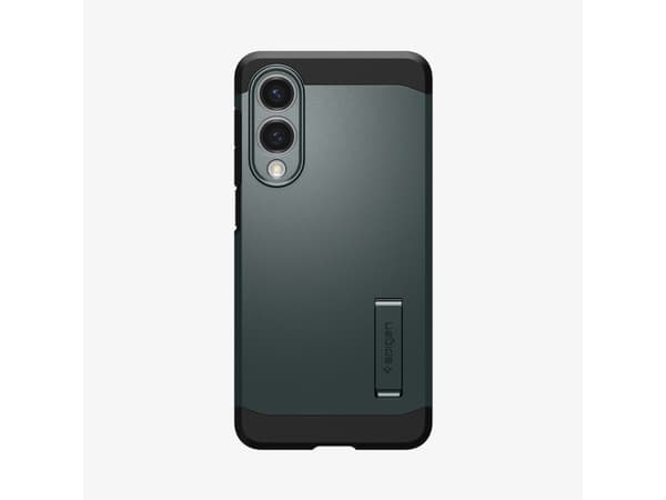 Spigen Tough Armor AI (MagFit), Skydd, Samsung, Galaxy S25 Edge, 17 cm (6,7"), Grön