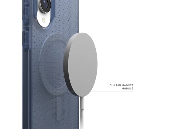 UAG Urban Armor Gear Dot Case mit Magnet-Modul | Samsung Galaxy S25 Edge | ash (grau transparent) | 214503113131 (214503113131)
