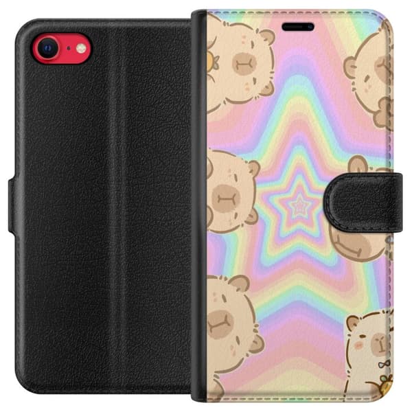 Apple iPhone 7 Lompakkokotelo Kawaii Capybara Galaxy Söpö Anime Eläin Avaruusteema Kawaii Trendi Lahja TikTok-suunnittelu