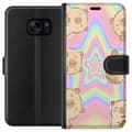 Pikkukuva 1 / 3: Samsung Galaxy S7 Lompakkokotelo Kawaii Capybara Galaxy Söpö Anime Eläin Avaruusteema Kawaii Trendi Lahja TikTok-suunnittelu