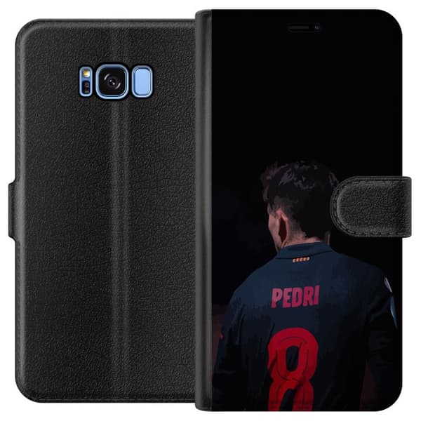 Samsung Galaxy S8 Lommeboketui Pedri FC Barcelona Fotball Spansk Midtbanespiller Mål Sportsmotivasjon Fans Barn Ungdom