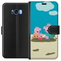 Miniatyrbilde 1 av 3: Samsung Galaxy S8 Lommeboketui Greta Gris Familien Georg Lerøl Barne Motiv Serie Populær Barnekarakter Glede