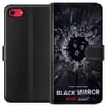 Pikkukuva 1 / 3: Apple iPhone 8 Lompakkokotelo Black Mirror Sci-Fi Netflix -sarja Dystopia Teknologia Cyberpunk Synkkä TV Videopeli Teema