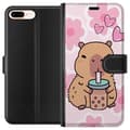 Pikkukuva 1 / 3: Apple iPhone 8 Plus Lompakkokotelo Kawaii Capybara Sydän Anime-tyyli Söpö Suunnittelu Eläinaihe TikTok Suosittu Lahja Tyttö