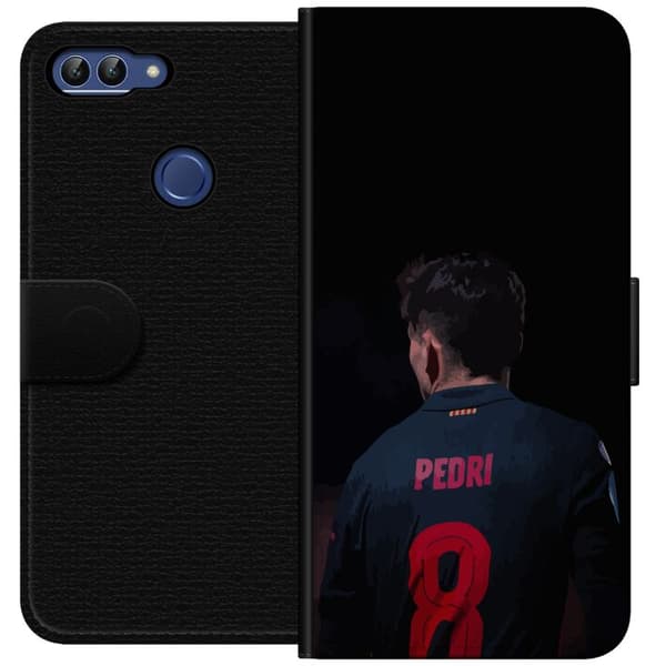 Huawei P smart Lommeboketui Pedri FC Barcelona Fotball Spansk Midtbanespiller Mål Sportsmotivasjon Fans Barn Ungdom