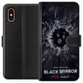 Miniatyrbillede 1 af 3: Apple iPhone XS Max Tegnebogsetui Black Mirror Sci-Fi Netflix Serie Dystopi Teknologi Cyberpunk Mørkt TV Videospil Tema