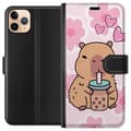 Pikkukuva 1 / 3: Apple iPhone 11 Pro Max Lompakkokotelo Kawaii Capybara Sydän Anime-tyyli Söpö Suunnittelu Eläinaihe TikTok Suosittu Lahja Tyttö