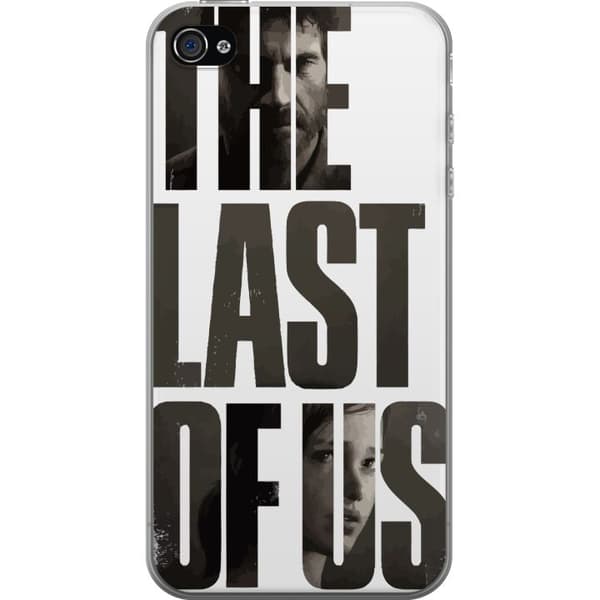 Apple iPhone 4 Läpinäkyvä kuori The Last of Us Ellie Joel Apokalypsi Clickers TV-sarja Fanart Dystopia Pelimotiivi