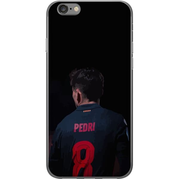 Apple iPhone 6 Gennemsigtig cover Pedri FC Barcelona Fodbold Spansk Midtbanespiller Mål Sportsmotivation Fans Børn Ungdom
