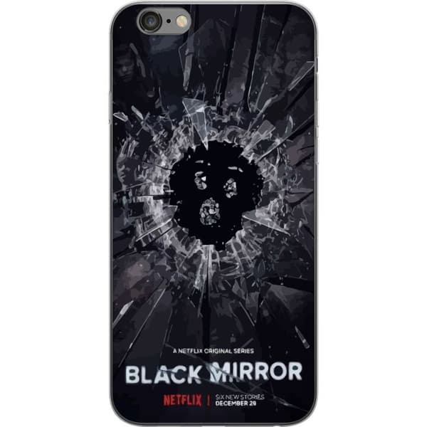 Apple iPhone 6 Plus Gennemsigtig cover Black Mirror Sci-Fi Netflix Serie Dystopi Teknologi Cyberpunk Mørkt TV Videospil Tema