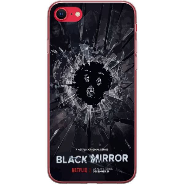Apple iPhone 7 Gennemsigtig cover Black Mirror Sci-Fi Netflix Serie Dystopi Teknologi Cyberpunk Mørkt TV Videospil Tema