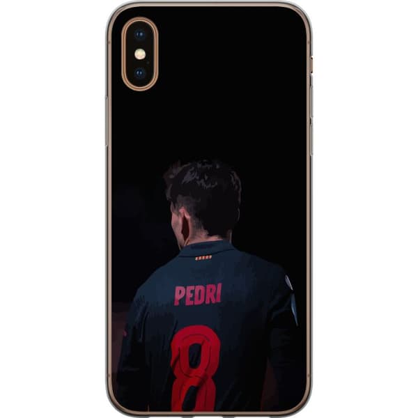 Apple iPhone X Gennemsigtig cover Pedri FC Barcelona Fodbold Spansk Midtbanespiller Mål Sportsmotivation Fans Børn Ungdom