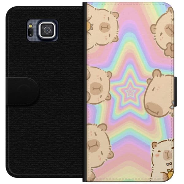Samsung Galaxy Alpha Lompakkokotelo Kawaii Capybara Galaxy Söpö Anime Eläin Avaruusteema Kawaii Trendi Lahja TikTok-suunnittelu