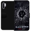Pikkukuva 1 / 3: Samsung Galaxy Note10+ Lompakkokotelo Black Mirror Sci-Fi Netflix -sarja Dystopia Teknologia Cyberpunk Synkkä TV Videopeli Teema