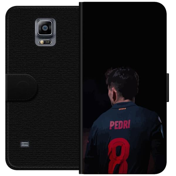 Samsung Galaxy Note 4 Tegnebogsetui Pedri FC Barcelona Fodbold Spansk Midtbanespiller Mål Sportsmotivation Fans Børn Ungdom
