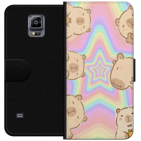 Samsung Galaxy Note 4 Lommeboketui Kawaii Capybara Galaxy Søt Anime Dyr Romtema Kawaii Trend Gave TikTok Design