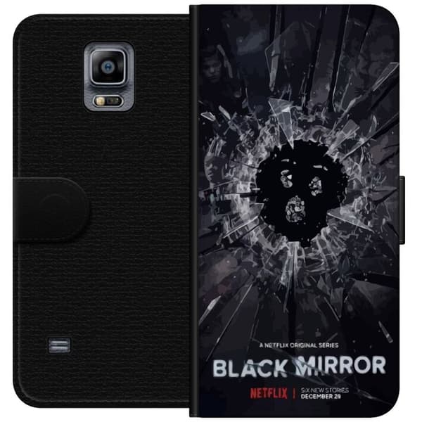 Samsung Galaxy Note 4 Lommeboketui Black Mirror Sci-Fi Netflix Serie Dystopi Teknologi Cyberpunk Mørkt TV Videospill Tema