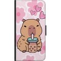Pikkukuva 3 / 3: Sony Xperia Z3 Lompakkokotelo Kawaii Capybara Sydän Anime-tyyli Söpö Suunnittelu Eläinaihe TikTok Suosittu Lahja Tyttö