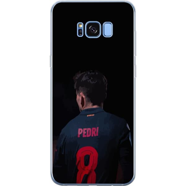 Samsung Galaxy S8 Gennemsigtig cover Pedri FC Barcelona Fodbold Spansk Midtbanespiller Mål Sportsmotivation Fans Børn Ungdom