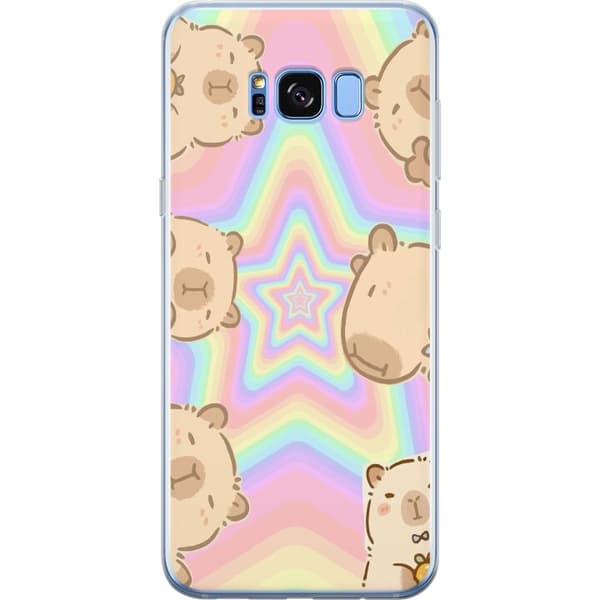 Samsung Galaxy S8+ Gjennomsiktig deksel Kawaii Capybara Galaxy Søt Anime Dyr Romtema Kawaii Trend Gave TikTok Design