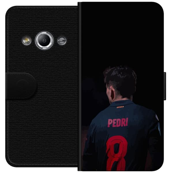 Samsung Galaxy Xcover 3 Lommeboketui Pedri FC Barcelona Fotball Spansk Midtbanespiller Mål Sportsmotivasjon Fans Barn Ungdom
