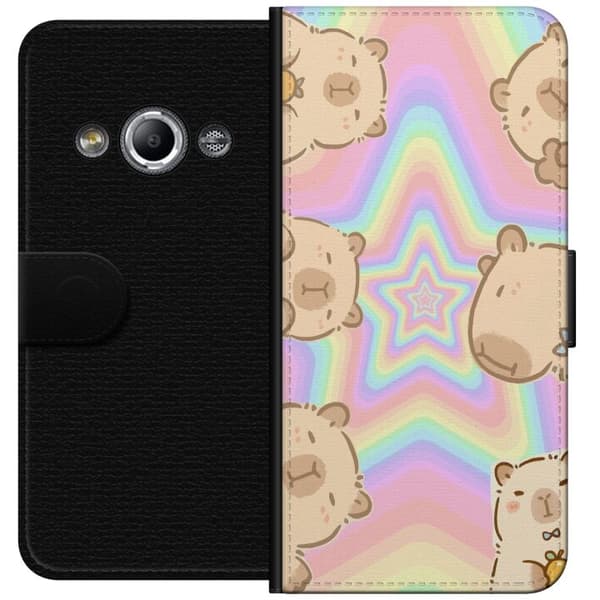 Samsung Galaxy Xcover 3 Lommeboketui Kawaii Capybara Galaxy Søt Anime Dyr Romtema Kawaii Trend Gave TikTok Design
