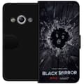 Miniatyrbilde 1 av 3: Samsung Galaxy Xcover 3 Lommeboketui Black Mirror Sci-Fi Netflix Serie Dystopi Teknologi Cyberpunk Mørkt TV Videospill Tema