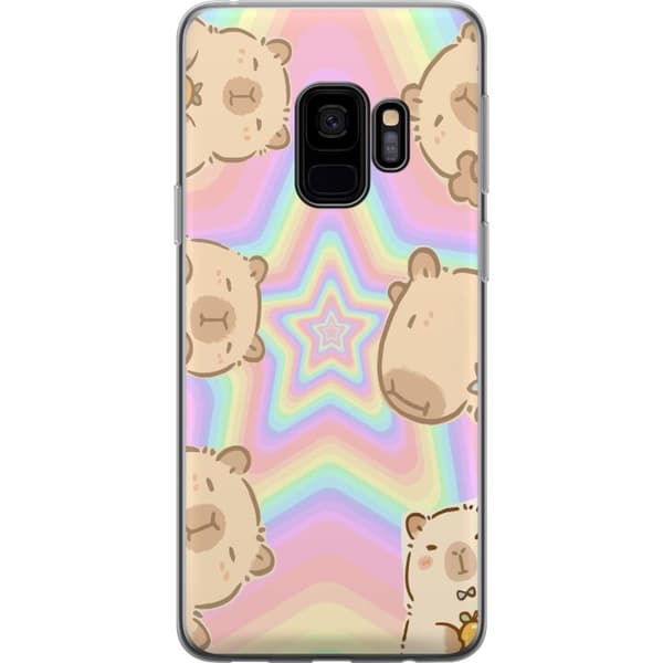 Samsung Galaxy S9 Gennemsigtig cover Kawaii Capybara Galaxy Sød Anime Dyr Rummotiv Kawaii Trend Gave TikTok Design