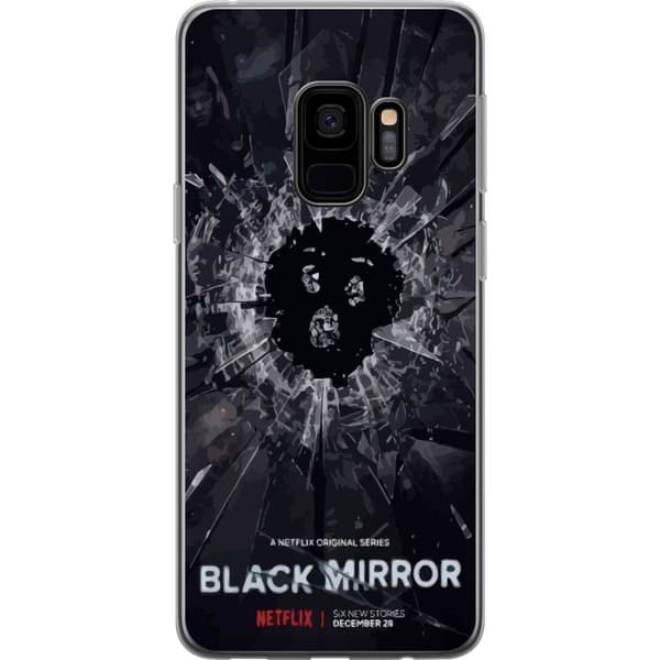 Samsung Galaxy S9 Gennemsigtig cover Black Mirror Sci-Fi Netflix Serie Dystopi Teknologi Cyberpunk Mørkt TV Videospil Tema