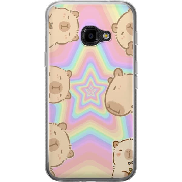 Samsung Galaxy Xcover 4 Gennemsigtig cover Kawaii Capybara Galaxy Sød Anime Dyr Rummotiv Kawaii Trend Gave TikTok Design